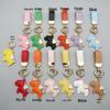 Instant Wealth Leather Keychain with Cartoon Pony Pendant for Couples – Trendy Bag and Car Accessory
