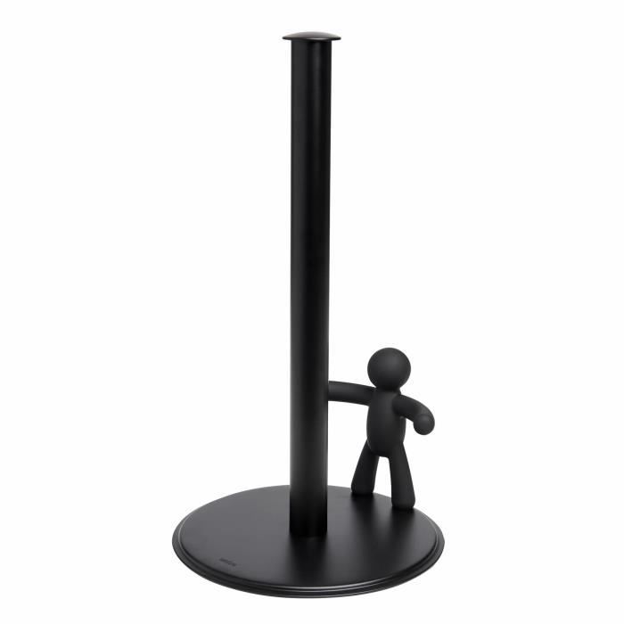 Porte-serviettes - Umbra - Buddy - Noir - 19x18x34 Cm - Pratique Et Amusant