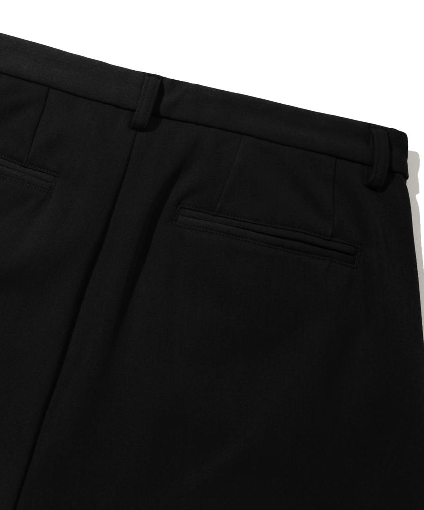 TRILLION Essential Semi-Wide Slacks (Black)
