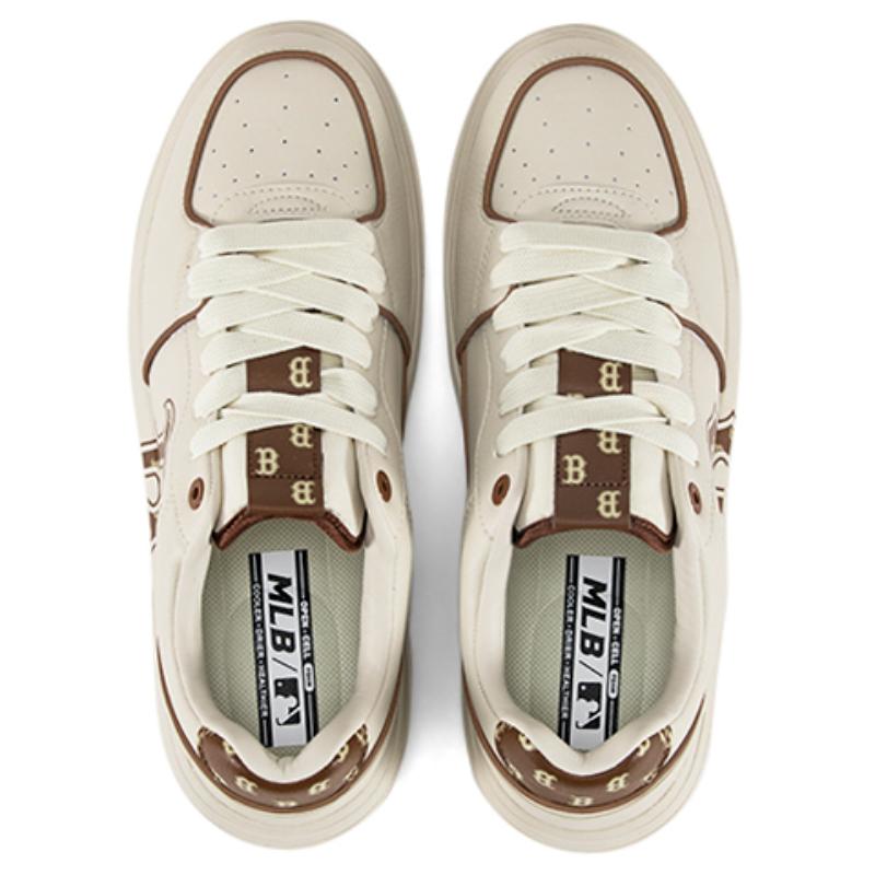MLB Chunky Liner Boston Low top Skateboard Shoes Unisex Brown Sneakers 3ASXCLR3N-43BRS