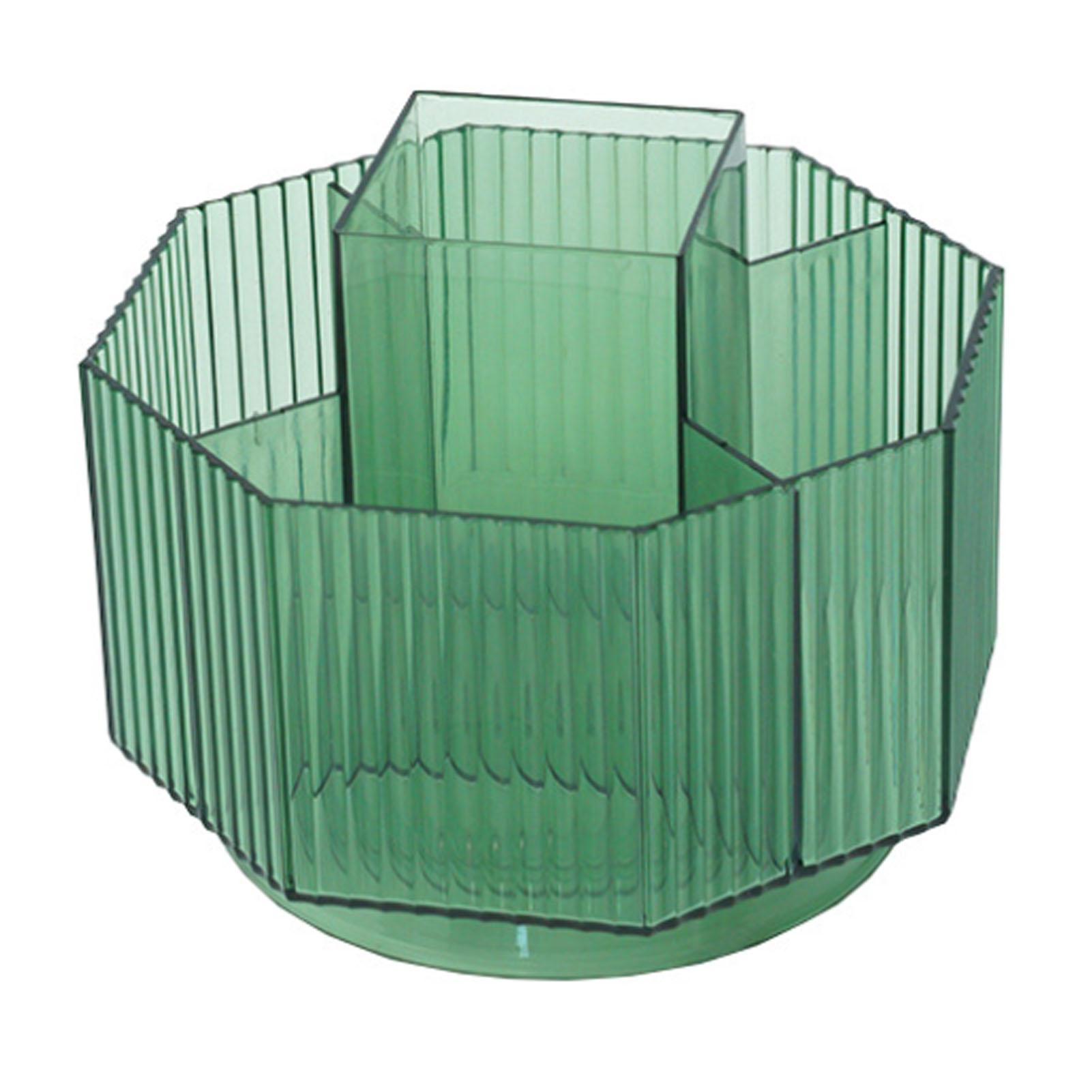 

Подставка для ручек Вращающаяся на 360 градусов Большая вместимость Многофункциональный пластиковый органайзер для ручек для рабочего стола Розовый зелёный