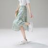 SOFSIL 2026 Autumn Resort Floral A-line Midi Skirt