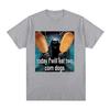 Today I Will Eat Two Corndogs Graphic T-Shirt Skeleton Meme Vintage Gothic Short Sleeve T-shirts Cotton Oversized T Shirts