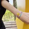 BONBEAU Color smile transparent ball Bracelet Smile transparent ball fashion bead bracelet 6 colors
