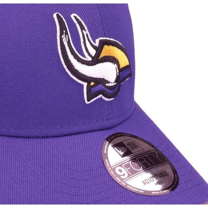 Casquette - New Era - 9Forty NFL - Minnesota Vikings - Violet - 100% Polyester