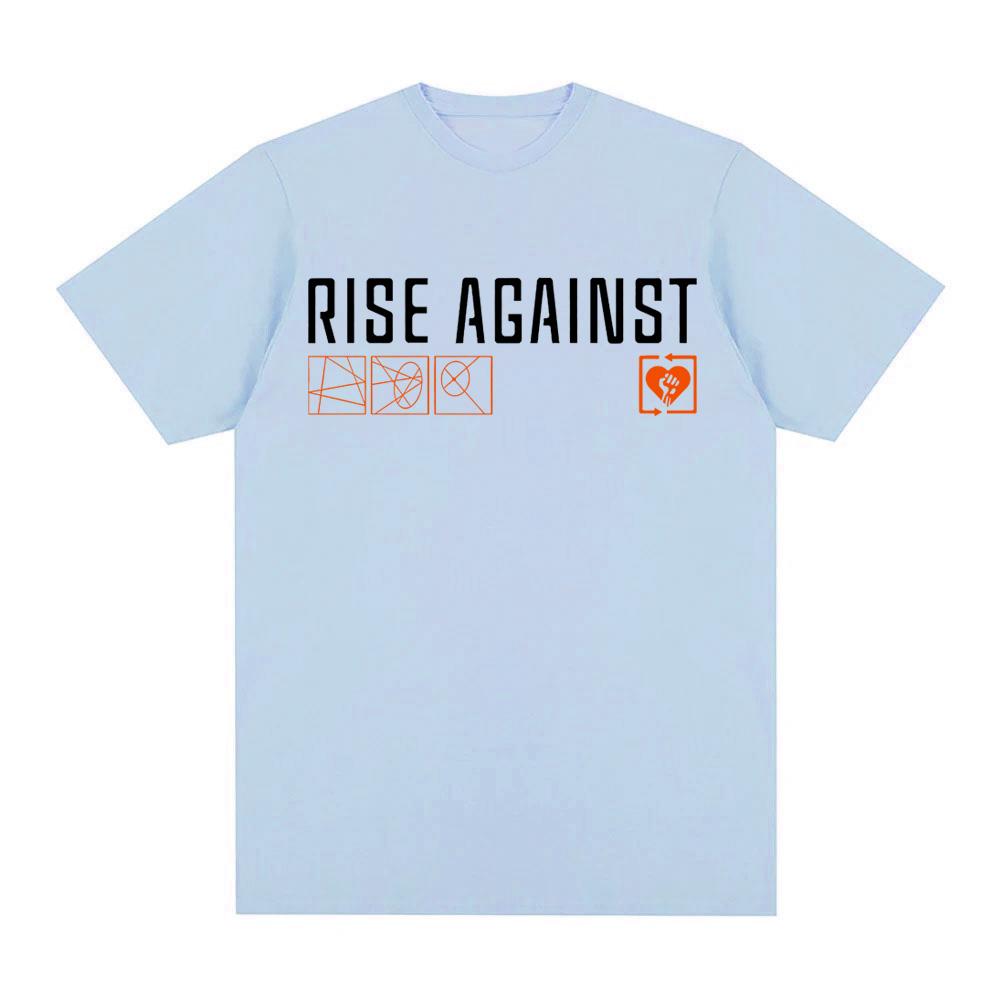 Rise Against Ricochet 2025 New Summer T-shirt Double Sided Printing Grunge Tee-shirt Pop Fashion Tshirt Gothic Clothes