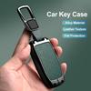 3/4 Button Zinc Alloy Leather Car Key Case For Hyundai Coupe Sonata Ix35 For Kia Forte Sportage K2 K5 Key Holder Car Key Case