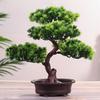 Festival Topfpflanze Simulation Dekor Bonsai Heim Büro Kiefer DIY Schmuck Lebensecht Zubehör Künstlicher Bonsai Bestes Geschenk