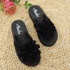 Plus Size Floral Toe-Post Flip-Flops: Unisex Summer Sandals
