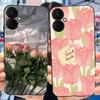 For Tecno Spark 9 Pro KH7 KH7n Cute Cartoon Phone Case For Tecno Spark 9Pro Black Silicone Soft TPU Cases