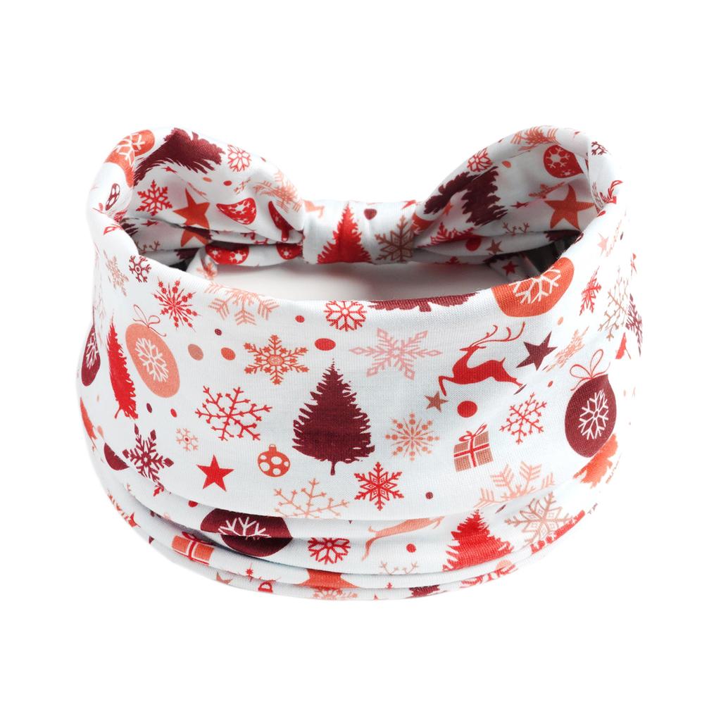 Halloween Christmas Headband Wide Yoga Sports Headband Pumpkin Skull Ghost Holiday Headband Female