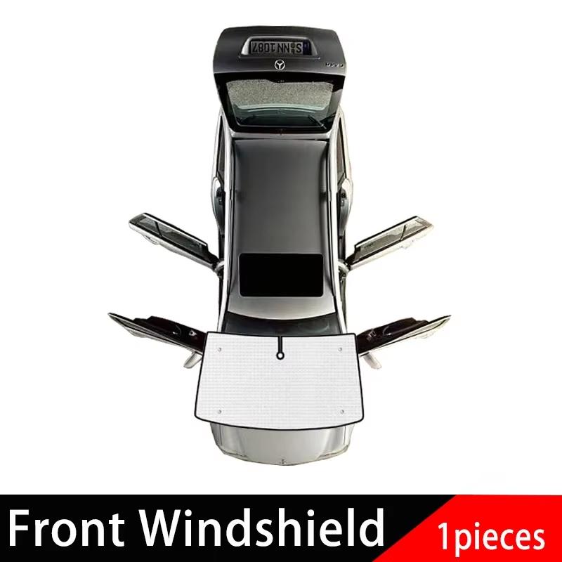 Vollständige Abdeckung Sonnenschutz für Volkswagen VW Touran Zubehör 2003~2015 MK1 1T Fenster Windschutzscheiben UV-Schutz Auto Zubehör