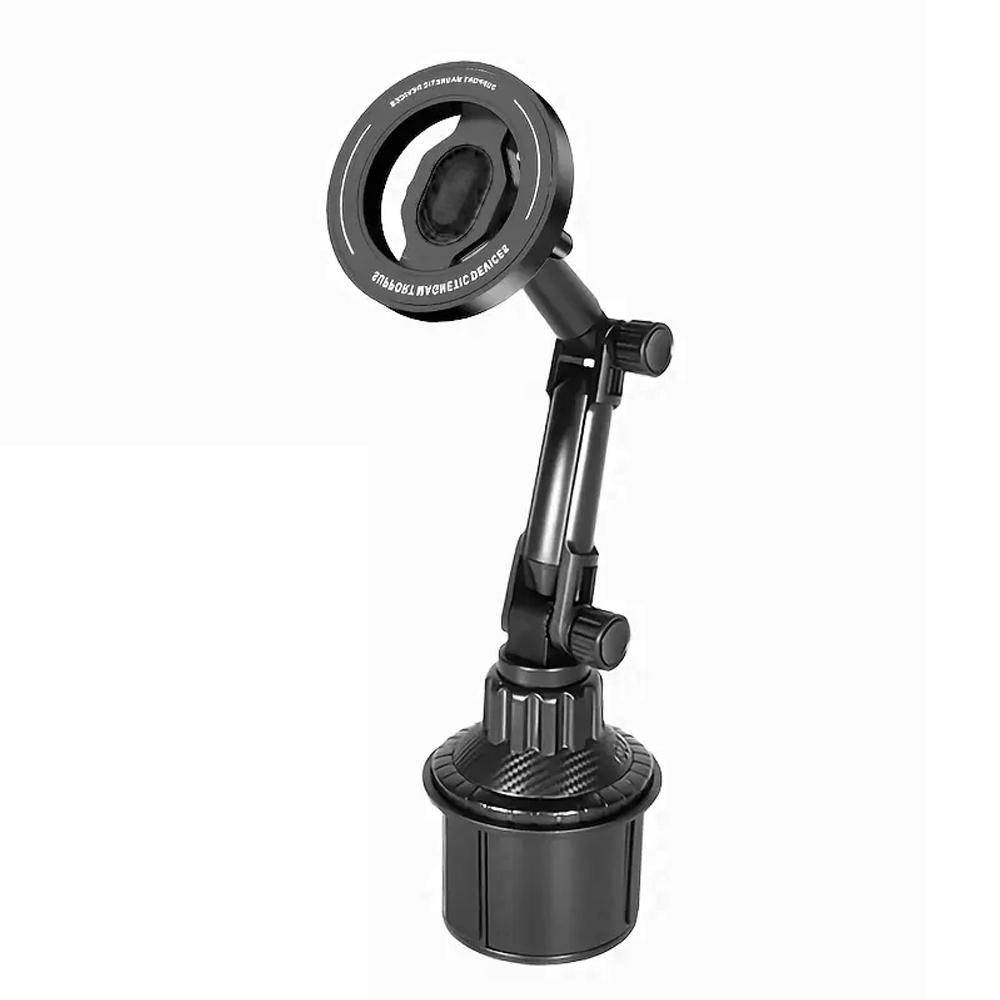 Magnetic Phone Holder Installation of Water Cup in Car for Magsafe 16 15 14 13 12 Samusng 360° Rotation Cell Mount