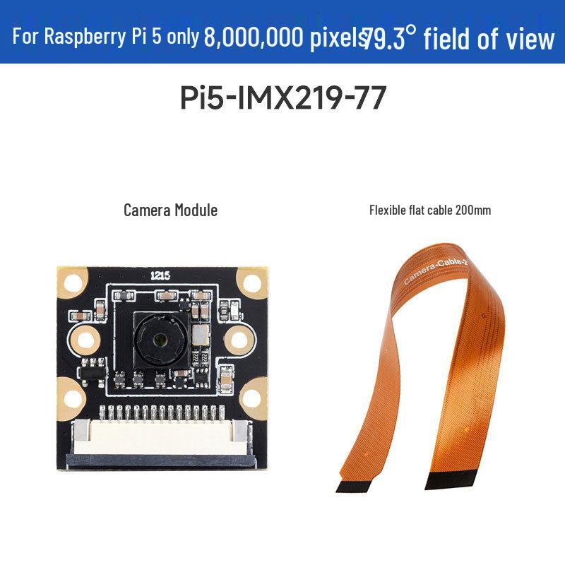 5th Gen Raspberry Pi IMX219 Camera Module, MIPI-CSI Interface, 8MP, Optional Field of View