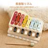 Make Wooden Musical Instrument Toy for Educational Toy with Major Scale Pretend Wooden Toy Let's 2-Way Kids, Piano, Glockenspiel, Rhythm, Play,