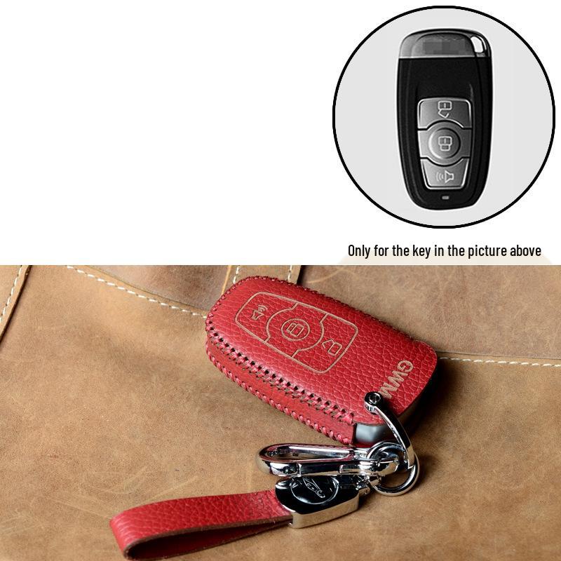 Key Case for Great Wall: Haval H6, H9, Chitu, F7, H2S, M6, F5, H4, Big Dog, F7X, Fengjun, Ora with Snap Button