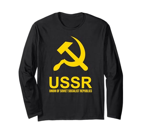 CCCP Soviet Union Retro Vintage Cold War Style Long Sleeve T-Shirt
