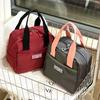 Niche Korean Colorblock Water-Repellent Tote: Versatile Women's Lunch, Work & Mommy Bag