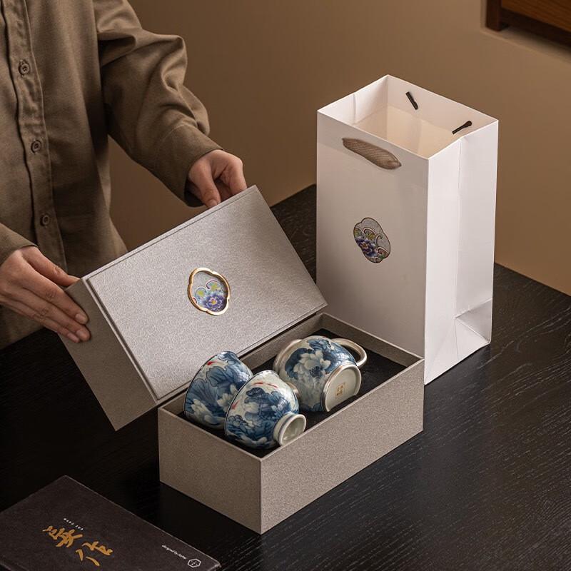 Mantinghua Gilt Silver Gongfu Tea Gift Set Gift Set