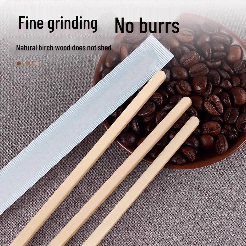 Disposable Bamboo Coffee Stirrers, 17.8cm