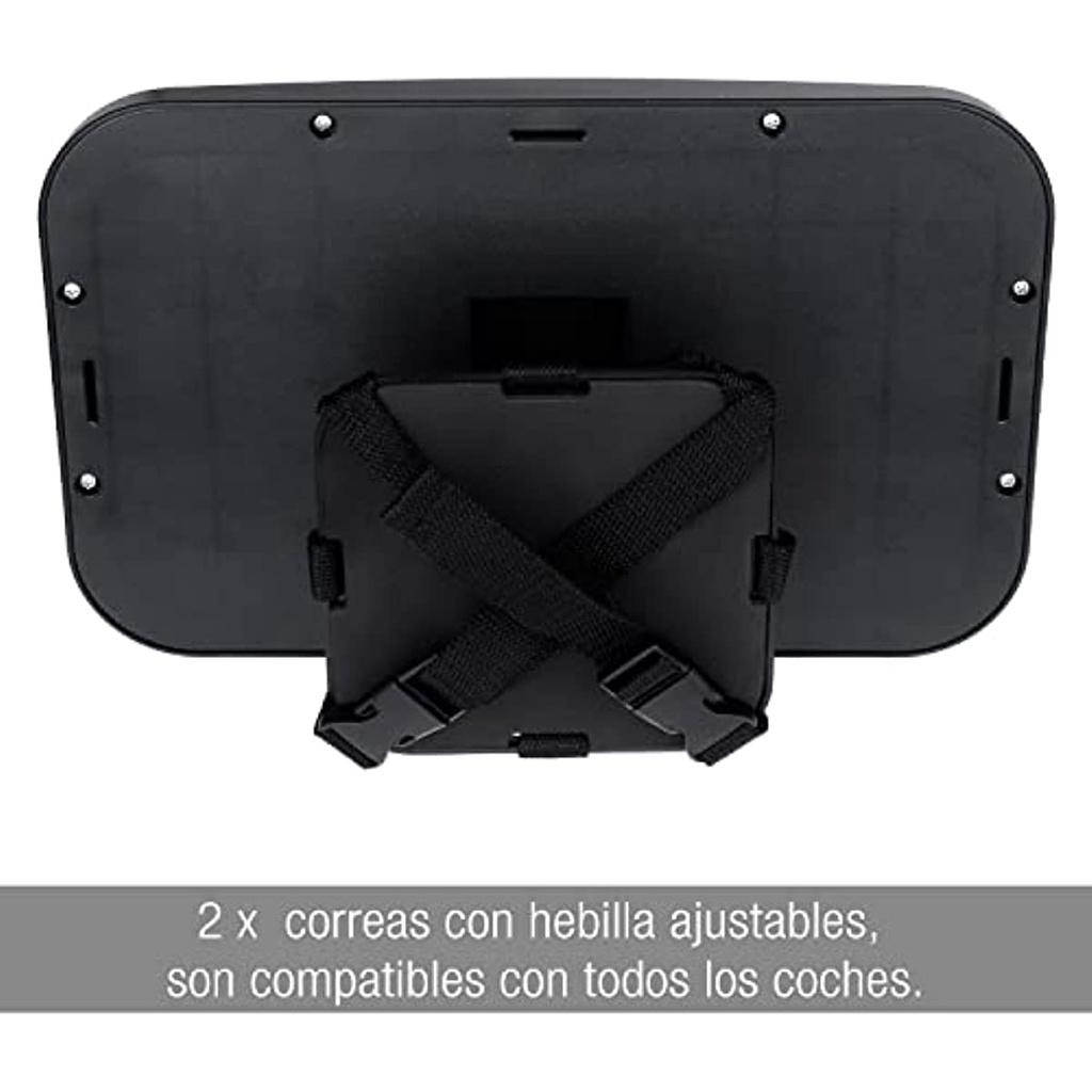Baby Car Mirror Car Back Seat See Your Baby When You Wish 360 ° Swivel 100% Unshatterable Adjustable Elastic Straps For Baby Back Chair/Child Seats