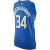 Nike Milwaukee Bucks NBA 2023/24 City Edition Giannis Antetokounmpo 34 Letter Minimalist Comfortable Sleeveless Basketball Jersey DX8766-406