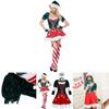 Festive Short Sleeve Santa's Helper Costume With Soft Touch Velvet Material
