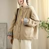 2025 Winter Hooded Thick Warm Cotton Jacket - Korean Retro Style Women's Outerwear #61051