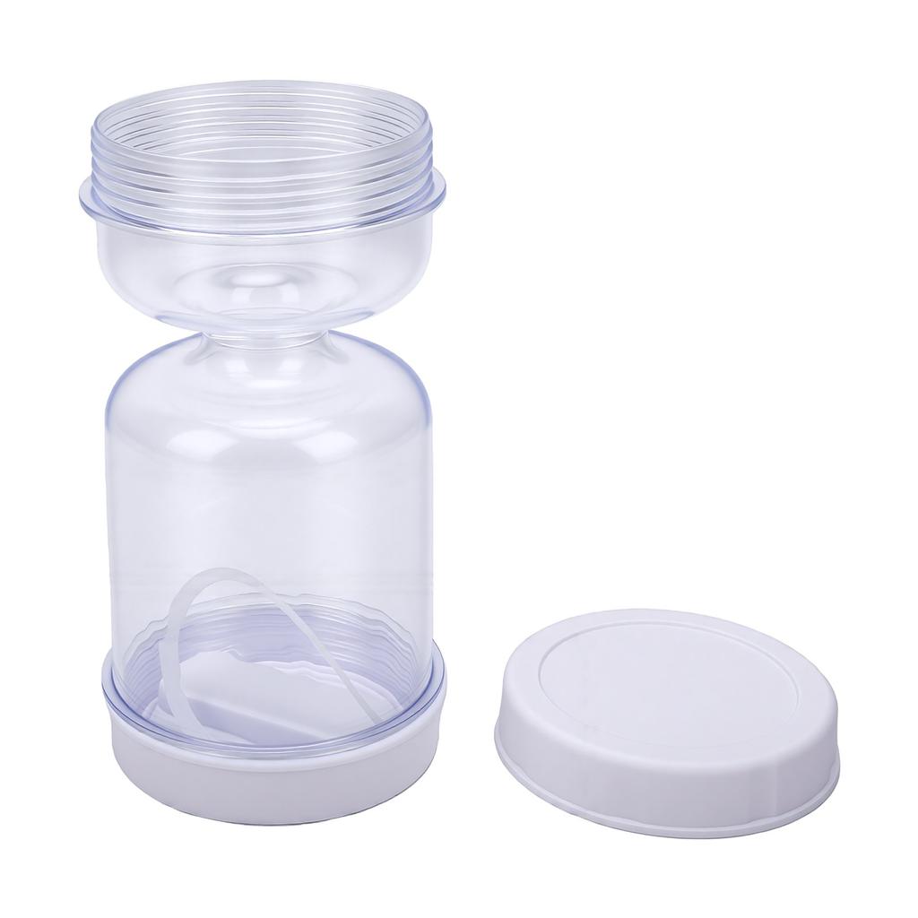 Pickle Jar Pickle Container Leakproof Juice Separator Multifunction Hourglass Olives Jar for Airtight Storage with