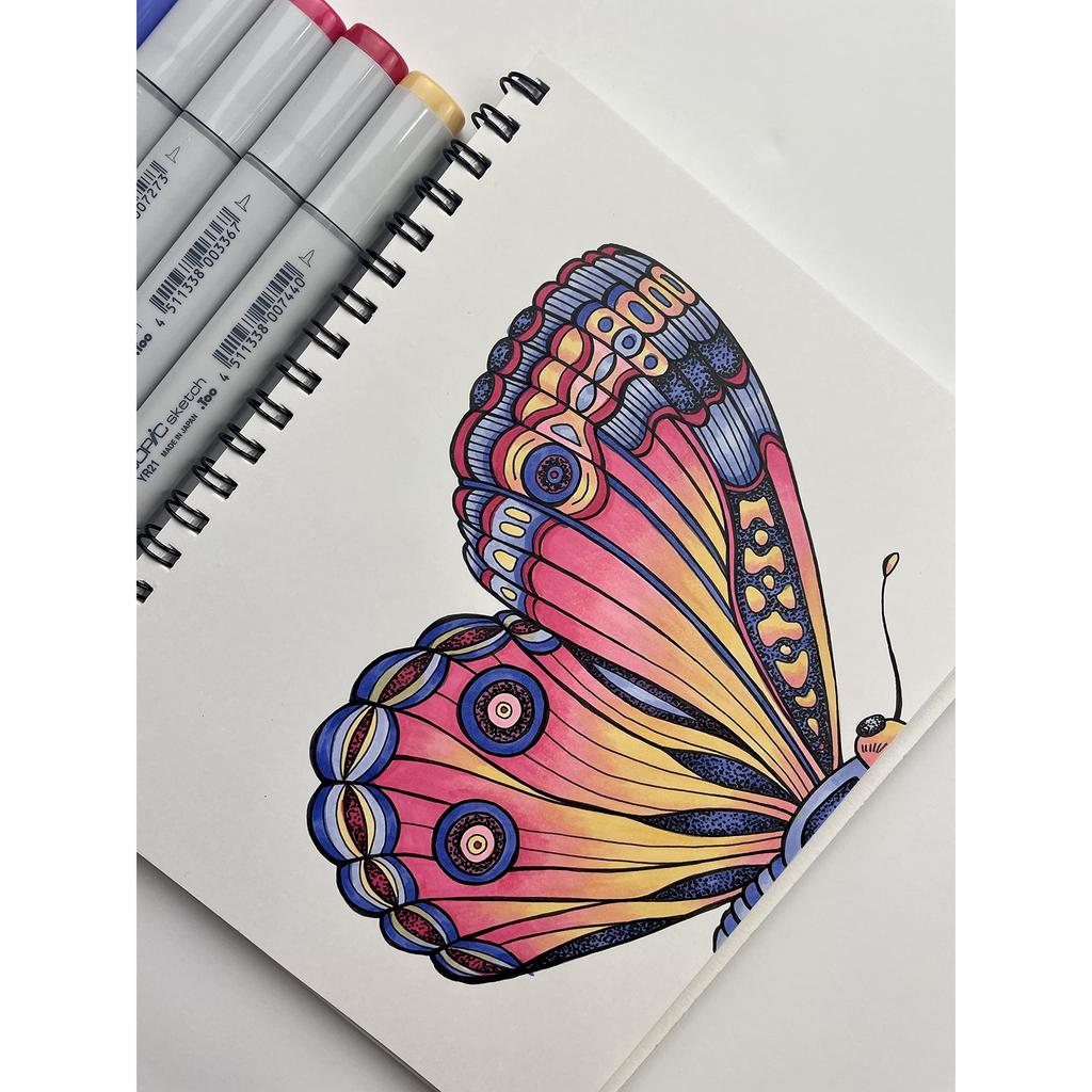 Too Copic Paper Selection Sketchbook, Size S - Ideal for Artists and Designers