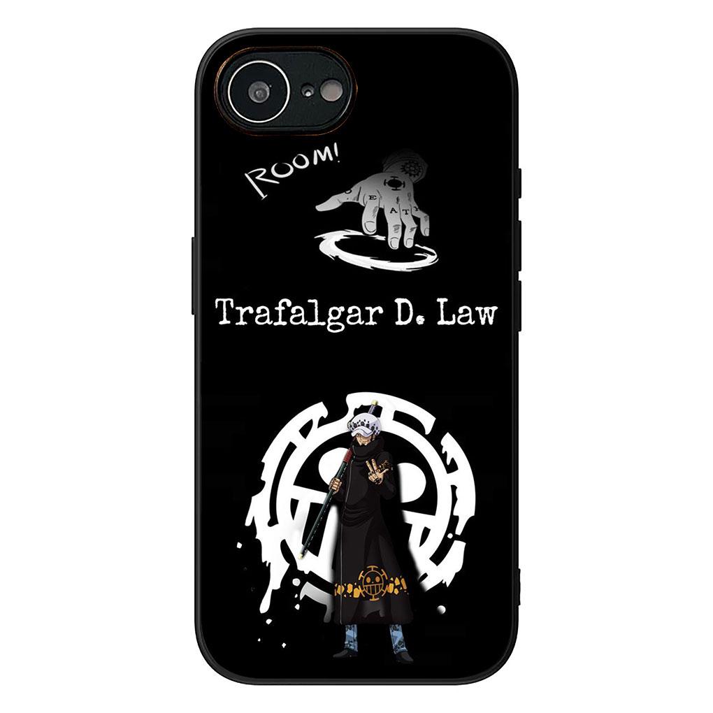 Cover for Apple iPhone 17 16 14 15 Pro Max Plus 15+ 16E XR ProMax Air + Coque Phone Case Trafalgar D Water Law One Piece Luffy
