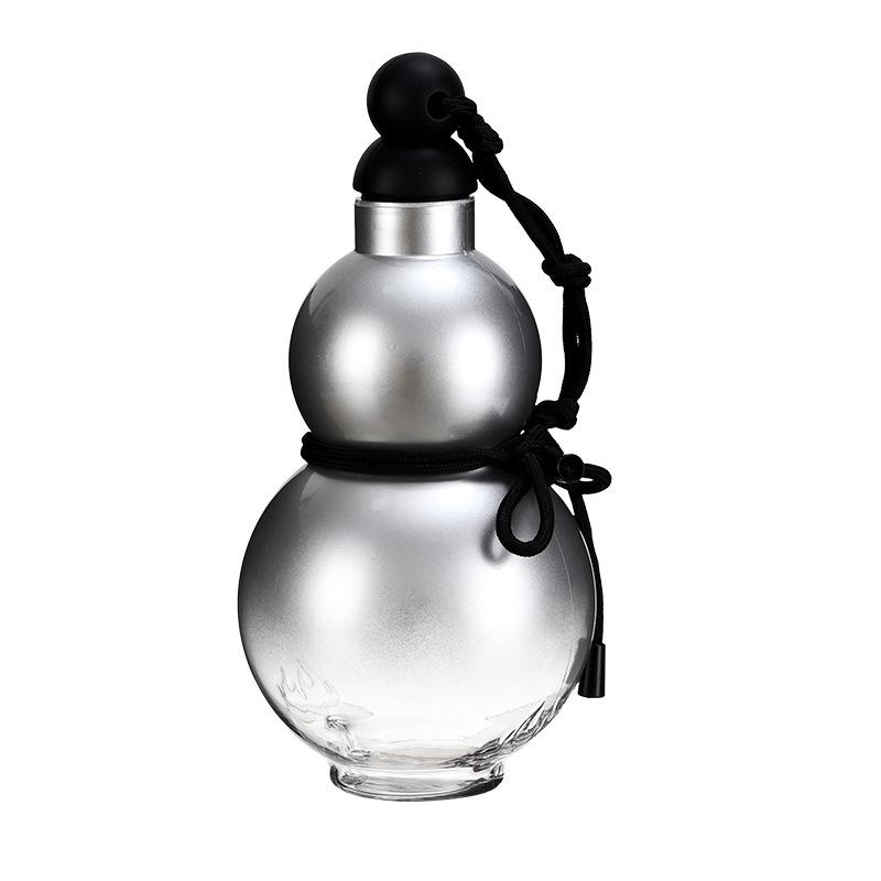 Purple Qi Sunrise Wukong Gourd Bottle - National Style Portable Water Cup