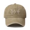 Ballet Dancers Line Art Washed Baseball Cap Adjustable Cotton Vintage Outdoor Sun Hat