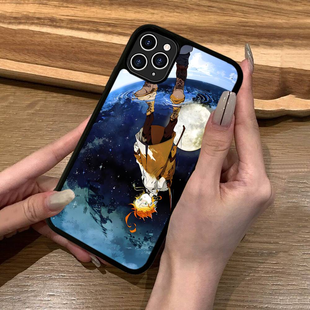 

The-Promiseds-Neverlands Phone Case Silicone PC+TPU For iPhone 11 12 13 14 15 16 17 Plus Pro Max Cover iPhone 14
