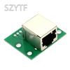 RJ45 Ethernet Port Adapter Board 8P Vertical Horizontal Network Interface Converter PCB Test Terminal Board for Wiring