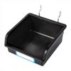 Efficient Pegboard Storage Bins with Hook and Labels Practical Peg Board Basket Effective Hardware Storage Solution