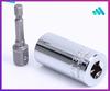 Universal ratchet head 7-19 mm, 3 / 8 silver transition rod