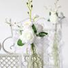 Artificial Rose Wedding Chair Flowers with Air Plants Chair Artificial Flowers  Party