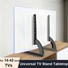 Metal TV Legs for 14-42 inch TV Height Adjustment TV Base with VESA 200x200mm,TV Stand Tabletop Strong TV Leg Universal TV Stand