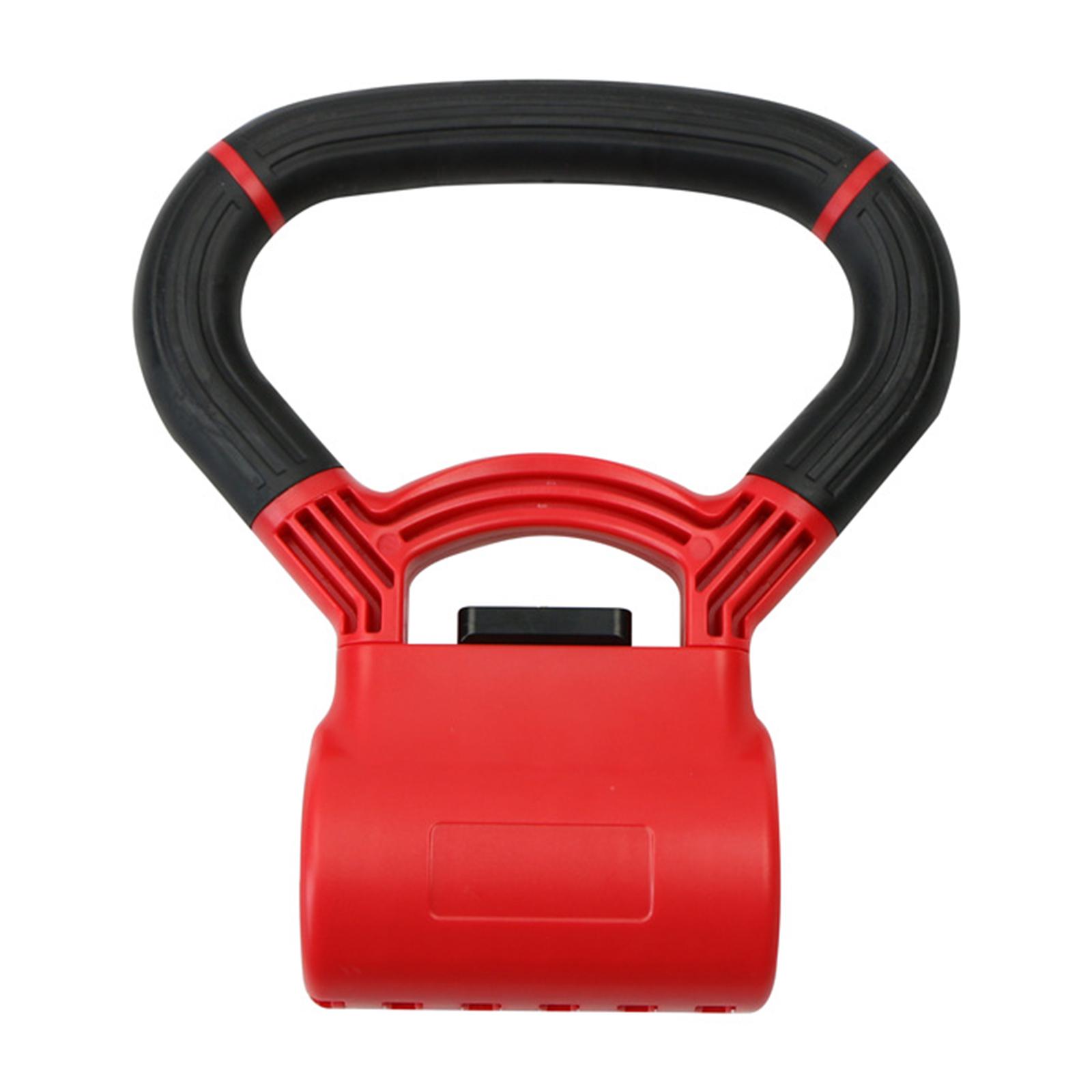 

Comfortable Kettlebell Grip Portable Dumbbell Grip Handle Weight Grip Weightlifting Kettle Bell Handle for Workouts красный