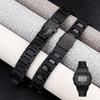 Per Casio G-SHOCK DW-5600 DW6900 DW9600 Cinturino Nero in Plastica Fibbia in Acciaio Inossidabile Braccialetto da Uomo Fascia Accessori per Orologi