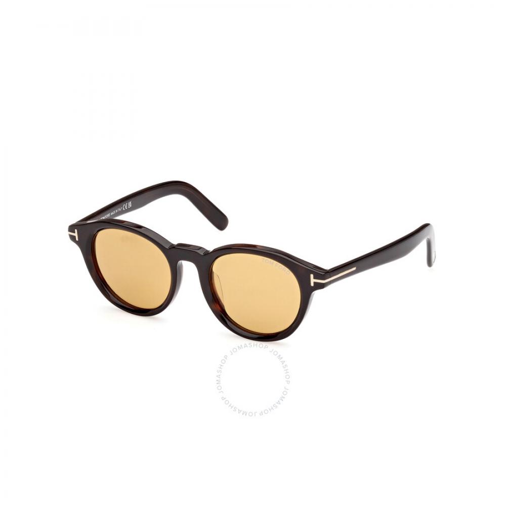 

Tom Ford Brown Oval Men s Sunglasses FT1123 D 52E 49