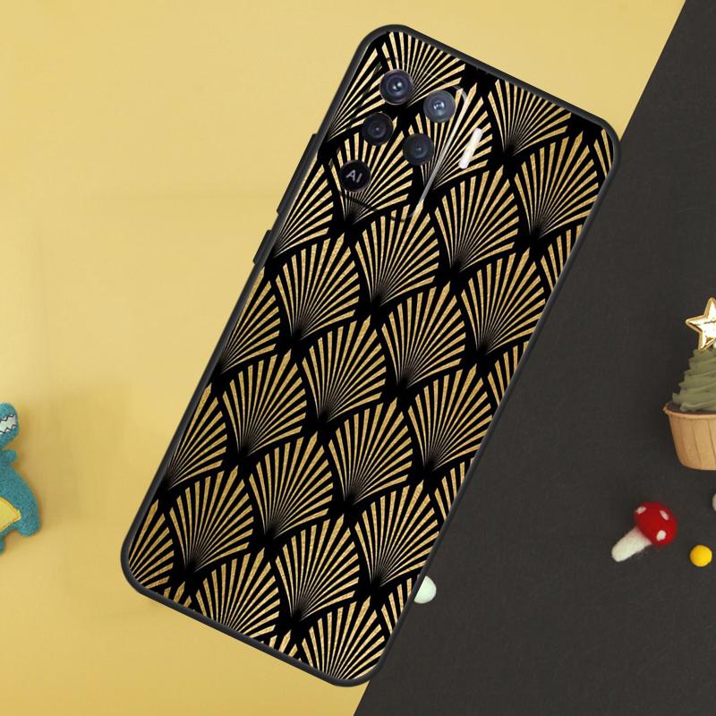 Luxury Gold Foil Art Case For Oppo A96 A76 A16 A17 A57 A60 A40 A80 A18 A38 A58 A78 A98 A15 A54 A74 A94 A6 A5 Pro