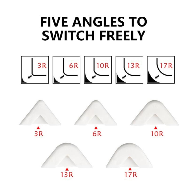 Multifunktionales Silikon-Dichtmittel Schaber- und Glättungsset Glasleime Winkel-Schaberwerkzeug für Heim- und Profianwendung