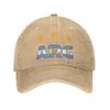 Argentina Flag    Unstructured Baseball Cap Classic Distressed Washed Soccer Fan Snapback Unisex Women Adjustable Hat
