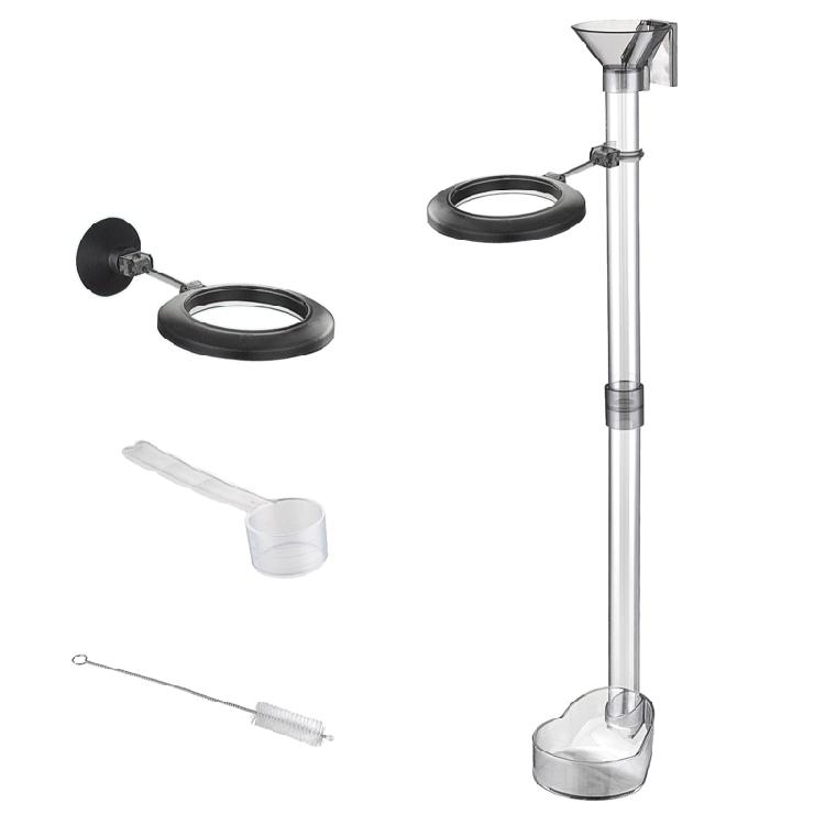 Shrimp Feeder Tube and Dish Fish Feeding Ring Floating Small Aquarium Feeders 1