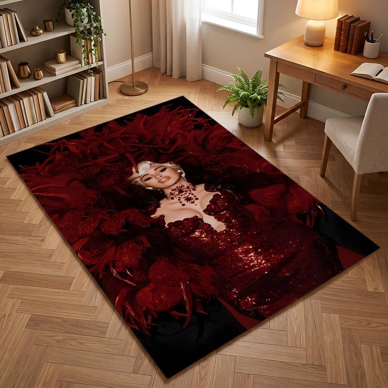 CARDI B (1) Office Carpets Suitable for Living Rooms Bedrooms Offices and Kitchens a Gift for Modern Home Decor