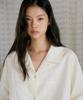Poeteuseoul Double Collar Shirt_Cream