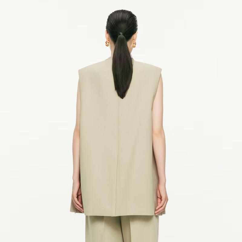 JNBY Fall 2024 V-Neck Sleeveless H-Type Vest