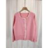 Sweet and Gentle Lace-trimmed Sweater Coat, Women's Knitted Cardigan, New Spring and Autumn Style, Small and Fashionable Loose Top
